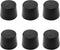AnRui 6 Pack Solid Rubber Stoppers Tapered Lab Seal Plug 42mm to 50mm Test Tubes Bungs Stopper for Industrial, Laboratory, Home Use...