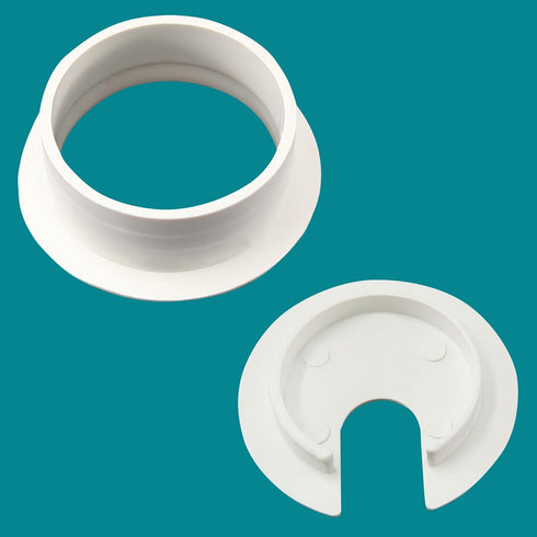 1-3/8 inch Plastic Desk Grommet Wire Cord Cable Grommets Hole Cover, Office Computer Table Wire Organizer Cover, Furniture Cabinet Cable Hole Cove...