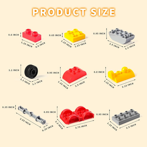 67 Pcs Fire Rescue Vehicles Building Blocks Set,4 Different Mini Fire Rescue Cars,4 In 1 Fire Truck Building Toy,Robot Brick Set for Goodie Bags,P...