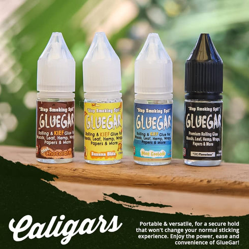 GlueGar Go Stix Rolling Glue - Cigar Glue Sticks with Different Flavors - Handy Rolling Glue for Wraps, & Papers - Natural, Plant Based Glue Stick...