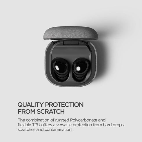 VRS Design Compatible Galaxy Buds Case - Full Body Shockproof Hard Shell Cover (Modern-Sand Stone)...