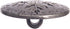 Mibo 10pcs Zinc Die Cast Metal Shank Button - Scandinavian Leaf Pattern - 30L(19mm) - Antique Silver...