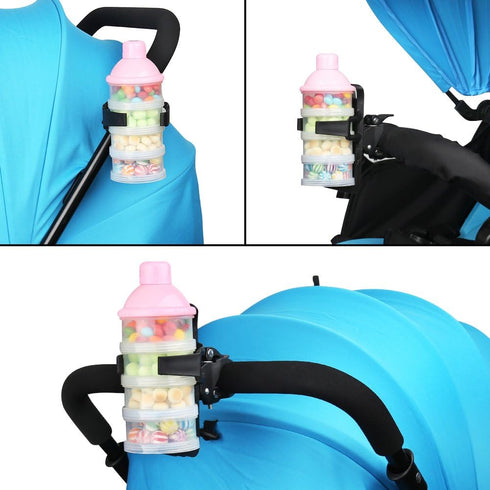 Accmor 2pcs Bike Water Bottle Holders No Screws, Universal Bike Cup Holder, 360 Degree Rotatable Bike Water Bottle Cage, Water Bottle Holders for ...