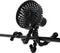 Portable Baby Stroller Fan, with Flex Tripod, 20 Hours Working Time, 3 Speeds, Handheld Personal Fan For Car Seat, Treadmill, Outdoor (Black)...