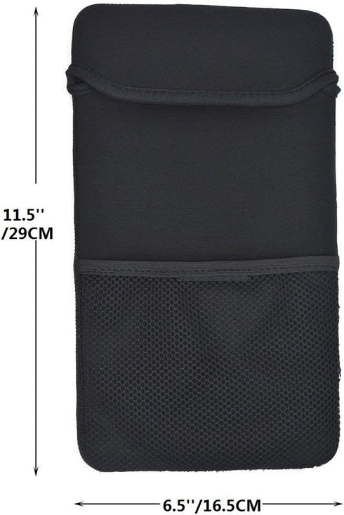 Black Color Neoprene Carrying Protection Sleeve Case Cover for Logitech K380 Multi-Device Bluetooth Keyboard and Arteck HB030B Portable Wireless K...