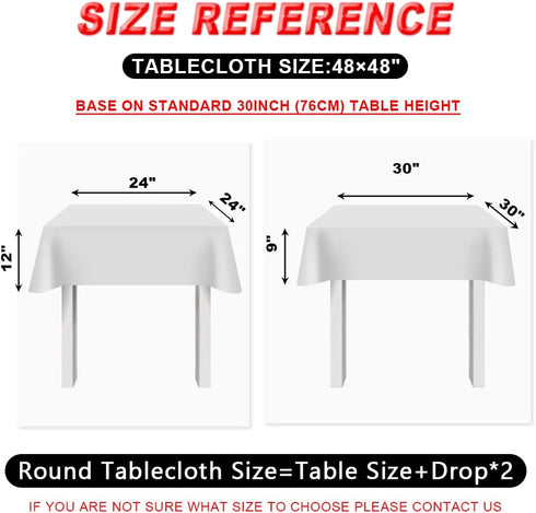 Eternal Beauty Red Square Sequin Tablecloth Sparkly Overlay for Wedding Party Birthday Baby Shower Christmas 48"x48"...