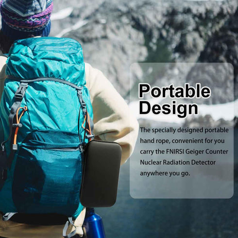 Carrying Case for Geiger Counter Nuclear Radiation Detector - for FNIRSI Radiation Dosimeter Box?Portable Handheld Beta Gamma X-ray Radiation Moni...