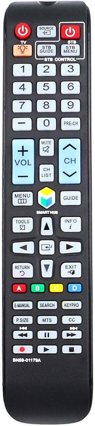 New BN59-01179A Remote Control fit for Samsung LED TV UN46H7150AF UN48H8000AF UN50HU8550F UN55H7150AF UN55H8000AF UN55HU8500F UN55HU8550F UN55HU87...