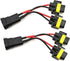 iJDMTOY Pair H11/H8 2-Way Splitter Wires Compatible with High/Low Beam Quad/Dual Projectors or Fog Light Co-Operate Retrofit...