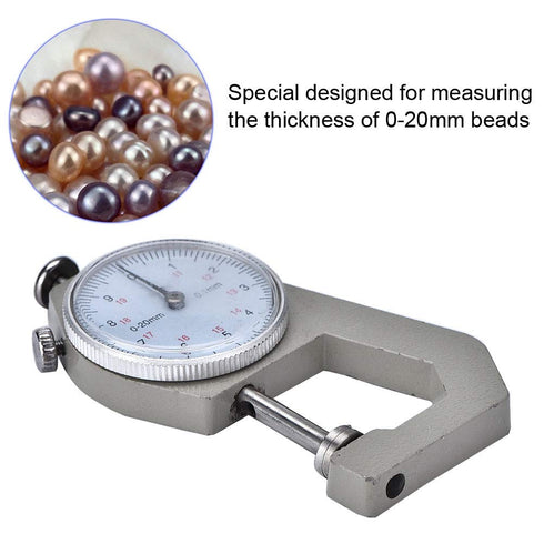 Thickness Gauge Metal Thickness Gauge Thickness Caliper Measuring Tool 0-20mm Jewelry Measuring Gauge Calipers Metal Gauge Thickness Tool Paint Th...