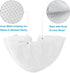 Fushing 3Pcs Steam Mop Pads, Triangle Washable Microfiber Cleaning Steamer Replacement Pads for Shark Steam Pocket Mop S3500 Series S3501 S3550 S3...