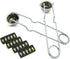 GUTIMORE Single Flint Striker Flint Spark Lighter 2PC with 20 Extra Flint Replacements, for Welding, brazing and Soldering...