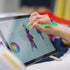 Homoyoyo Stylus with Tether Drawing Stylus 7pcs Replacement Stylus Colorful Drawing Pen for LCD Writing Tablet,Drawing Board Drawing Pad, Doodle P...