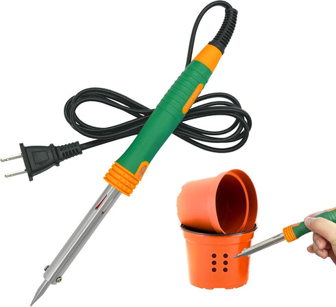 DIY Plastic Pots for Plants,Small Plant Pots Perforator for Home Use,Flowerpots Drilling,Add Drainage Holes to the Flower Pot,Soldering Iron,Plant...