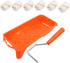 2 Inch Paint Roller, Mini Paint Roller Kit (Including 6 ultra-fine fiber roller covers, 1 paint tray, and 1 roller frame), Touch Up Small Paint Ro...