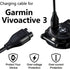 E ECSEM Compatible for Garmin Vivoactive 3 Vivoactive 4 4S Vivoactive 5 Charger Replacement USB Data Charging Clip for Vivoactive 3 GPS Smartwatch...