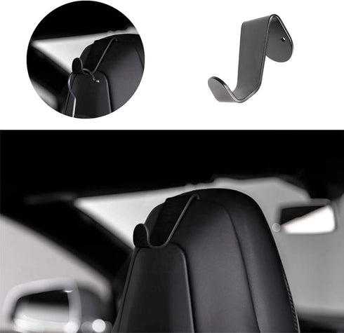 DEF Coat Hooks Hanger for Model X Model S, Anodized Aluminum Designed, Set of 1...