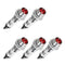 uxcell Indicator Light AC 110V, Red, Metal Shell Panel Mount 8mm 5/16" 5Pcs...
