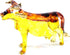 Handmade Cow Art Glass Blown Pet/Wild Animal Figurine...