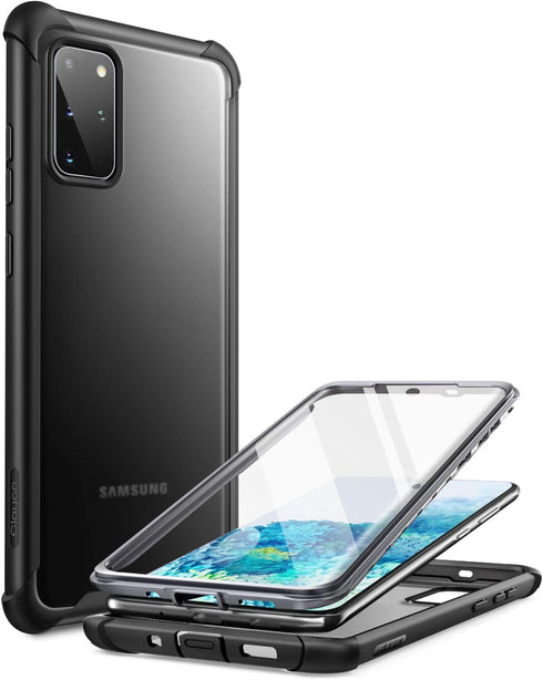Clayco Forza Series Case for Samsung Galaxy S20 Plus, Built-in Screen Protector Compatible with Fingerprint ID, Full-Body Rugged Cover, 6.7 inch, ...