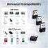 SNESH-2 Pack USB-C Female to USB Male Adapter, USB C to USB A Adapter Compatible with Mbook, Notebook, Tablet, Smartphone Such as Samsung Galaxy...