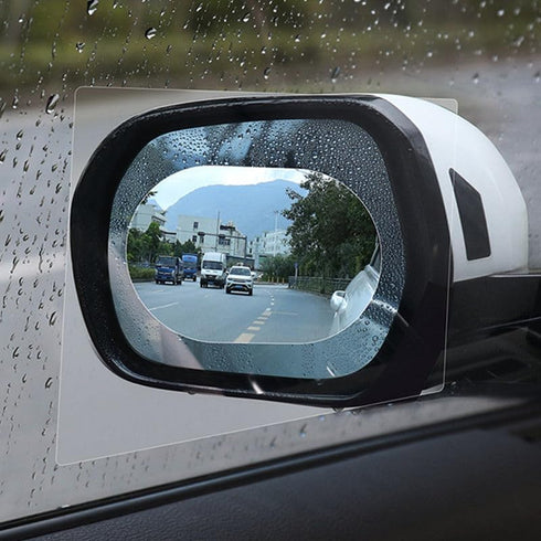Car Rearview Mirror Film, 5.9"x3.9"HD Nano Waterproof Rainproof Transparent Protective Sticker, Universal Car Windows, Rearview Mirrors, Protectiv...