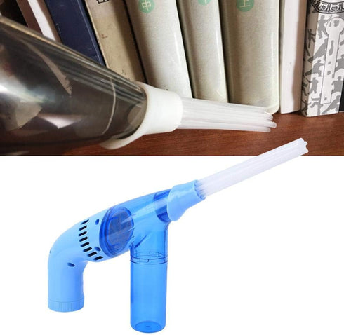 Mini Vacuum Cleaner, Handheld Mini Vacuum Cleaner Portable Cordless Dust Collector for Home Office Car Cleaning, Powered by 4 x AA Battery(Blue)...