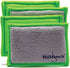 Reusable Sponges for Dishes, Odor Resistant Dishwashing Sponge, Non-Scratch Microfiber Mesh and Terry Cloth Sponges, Durable Dishwashing Sponges, ...