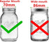 Stainless Steel Mason Jar Shaker Lids with Silicone Seals for Dredge Flour,Mix Spices,Sugar, Salt, Peppers and Any Regular Mouth Mason Jar Canning...