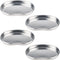 Dental Tray - Prgislew 4 Pack Kidney Trays Stainless Steel Tray Medium Emesis Basin Reusable Metal Kidney Dish for Dental Piercing Lab Instrument ...