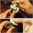 Brass Key Chain with 3 Rings - Keychain Hook by Pressing Side Button Slide Up and Down to Lock Buckle for Keys...