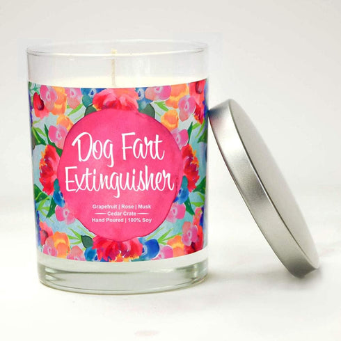 Dog Fart Extinguisher - Funny Scented Candles, Dog Farts Candle, Dog Mom Gifts, Funny Dog Lovers Gifts for Women, Gag Gift, Dog Grandma, Mothers D...