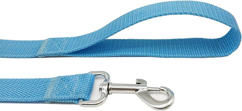 4FT/5FT/6FT Strong Dog Leash, Nylon Dog Leashes for Small Medium Large Dogs (Blue, 1 in x 15 ft)...