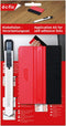 d-c-fix wallpaper application tool - vinyl wrap kit for peel and stick adhesive contact paper window film glass tint squeegee scraper cutter smoot...