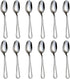 Teaspoons Set, Stainless Steel 18/0 Tea Spoon 12pcs, 6.29 Inches For Home, Kitchen Restaurant, Slilver...
