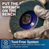 BOSCH FDX2750080 1-Piece 5 In. X-LOCK Flap Disc 80 Grit Compatible with 7/8 In. Arbor Type 27 for Applications in Metal Blending and Grinding...