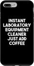 iPhone 7 Plus/8 Plus Instant Laboratory Equipment Cleaner Just Add Coffee Case...