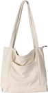 WantGor Women Corduroy Tote Bag, Large Shoulder Hobo Bags Casual Handbags Big Capacity Shopping Work Bag...