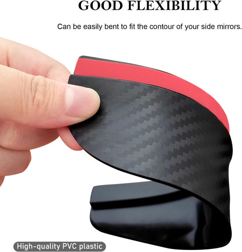 2pcs Universal Car Side Wing Mirror Rain Protector Cover Cap Smoke Guard Rear View Side Mirror Deflectors Rain Eyebrow for Cars SUV Truck Rear Vie...