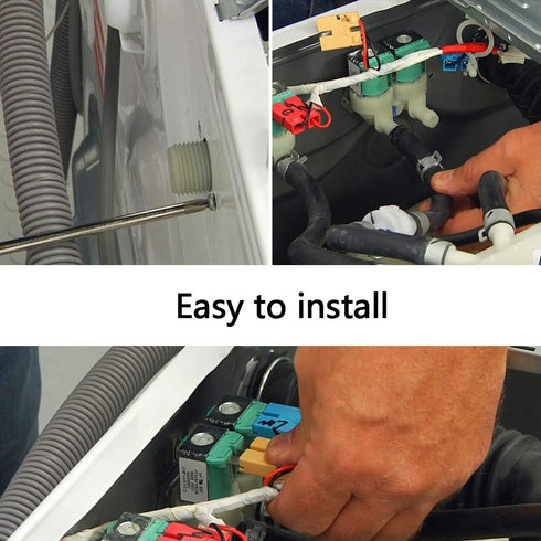 Water Inlet Valve DC62-30312J by AMI PARTS-Replaces AP4204532 2070376 DC62-30312H PS4209090