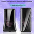 UEEBAI for Samsung Galaxy Z Flip 5 5G Privacy Screen Protector, 2 Pack 9H Hardness Anti Spy Private Tempered Glass Film Bubble Free Film Case Frie...