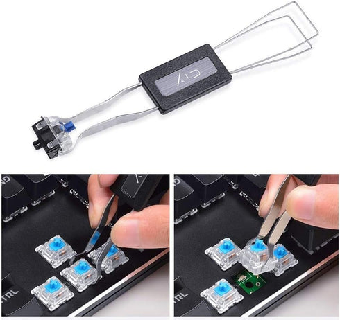 Cherry switch ?Keycap, Cherry Mx Switches, Keyswitches Keymodule ?Mechanical Keyboard Switches Replacement (10 pcs. Set ?Green?+Keycap Puller)...