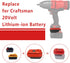 V20 Adapter Use for Craftsman 20V Cordless Tools,for Dewalt 20V 60V and for Milwaukee 18V M18 Li-on Battery Convert to Craftsman V20 Battery,Power...