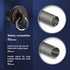Sun Shade Replacement Parts Shade Tie Downs and End Cap with Ring Kit,Weather Resistance,Compatible with Coolaroo Exterior Roller Shade,Outdoor Bl...