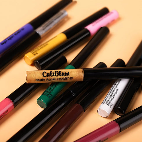 Jolilab 16 Colors Eyeliner Pencil Set Eyeliner Pencil Glitter Eyeliner Liquid Liner Pigmented Waterproof Smudgeproof Long Lasting Eye Liner Christ...
