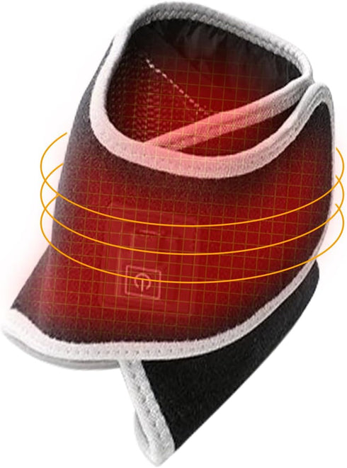 Heated Ankles Wrap Foot Heating Pad for Achilles Tendonitis Relief Portable Cordless Electric Heating Pads for Feet Circulation and Pain Relief wi...