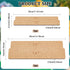BENECREAT 2Pcs Ribbon Measuring Board 10" 12" 13" 14" Ribbon Tail Board Craft Board MDF Wooden Measuring Board for Craft Supplies Wreath Supplies...