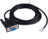 6 Feet Black Male-to-Male PVC Serial Cable for Meade Telescope Control, Connects PC to Meade 497 AutoStar or AudioStar, 4P4C RS232, 180cm Length...