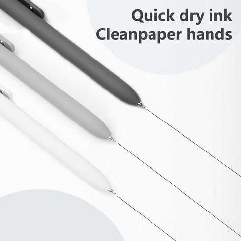MIUTME 6Pcs Gel Pens, Retractable Gel Pens Quick Dry Ink Pens Fine Point Premium Smooth Writing Pens, Aesthetic Pens for School & Office Supplies...