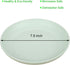 LuckyZone 7.8 Inches Unbreakable Wheat Straw Plates - Reusable Plate Set - Dishwasher & Microwave Safe - Perfect for Dinner Dishes - Healthy, BPA ...